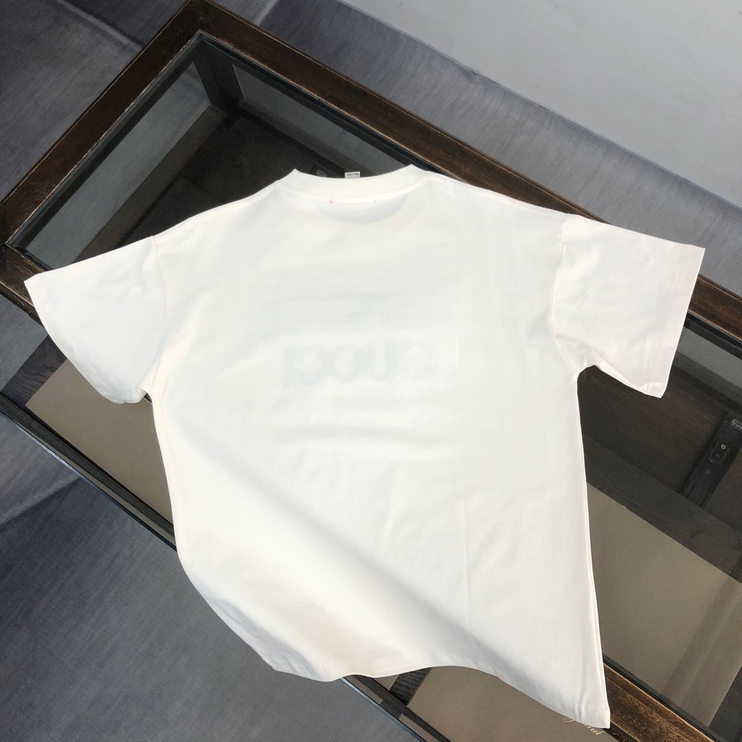2024 G*u*i new style web embroidered logo short-sleeved t-shirt