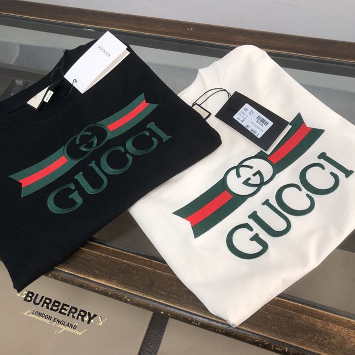 2024 G*u*i new style web embroidered logo short-sleeved t-shirt