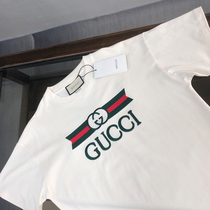 2024 G*u*i new style web embroidered logo short-sleeved t-shirt