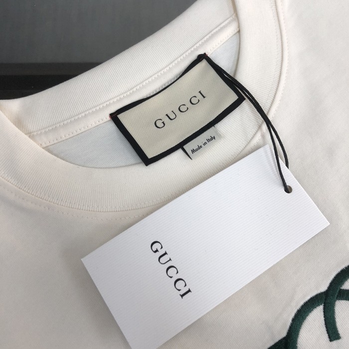 2024 G*u*i new style web embroidered logo short-sleeved t-shirt