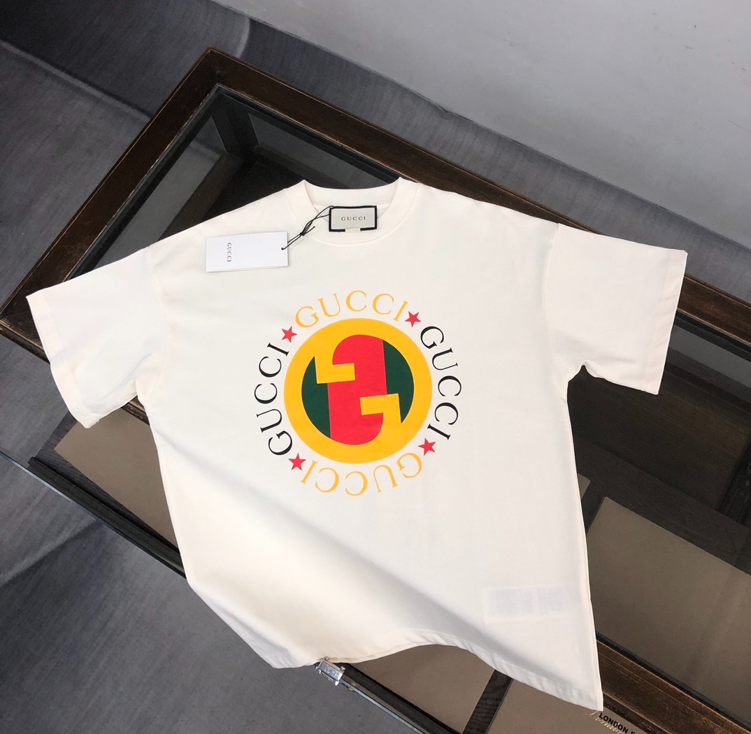 2024 G*u*i early spring new versatile short-sleeved t-shirt