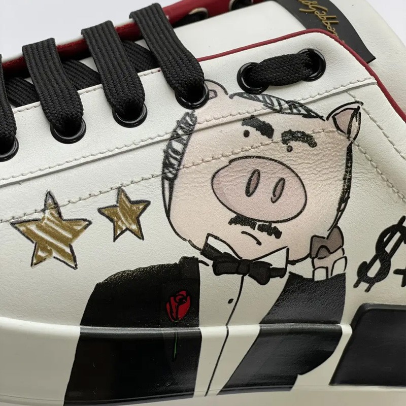 DOLCE & GABBANA Sneakers In White
