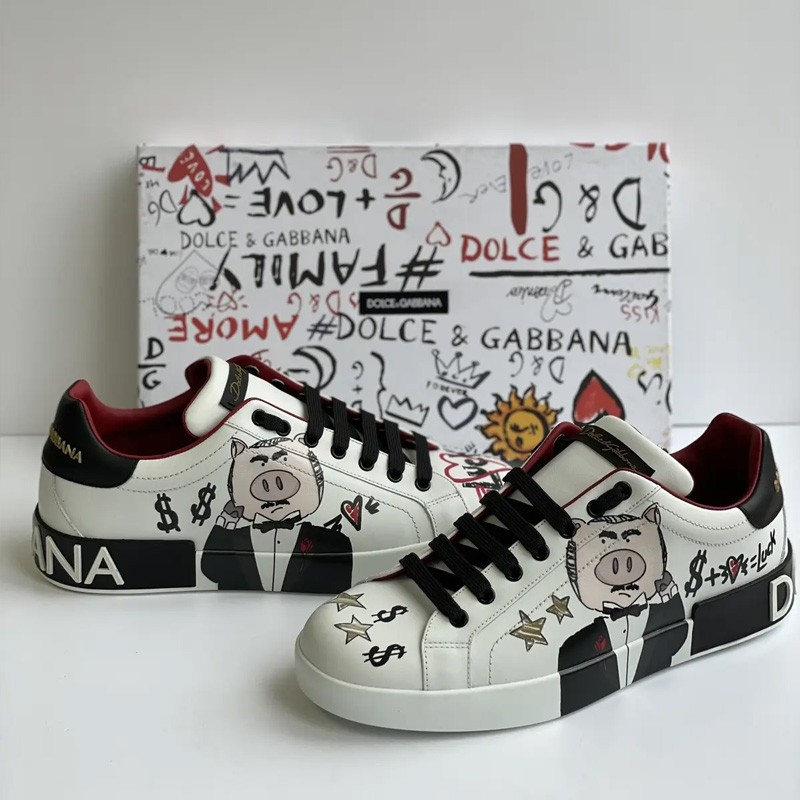 DOLCE & GABBANA Sneakers In White