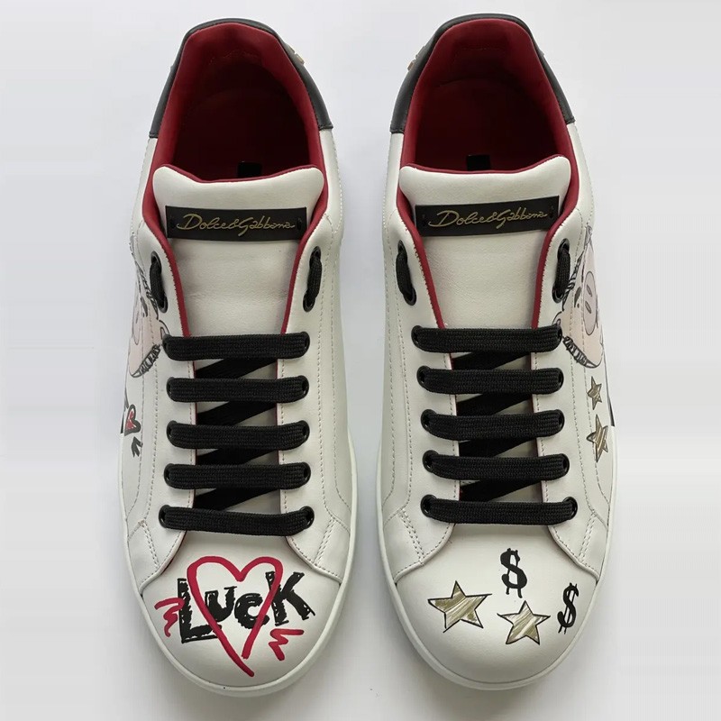 DOLCE & GABBANA Sneakers In White