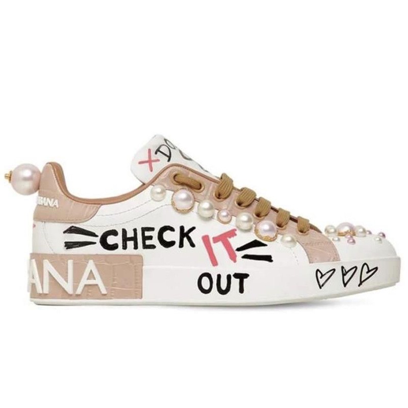 DOLCE & GABBANA Sneakers In White