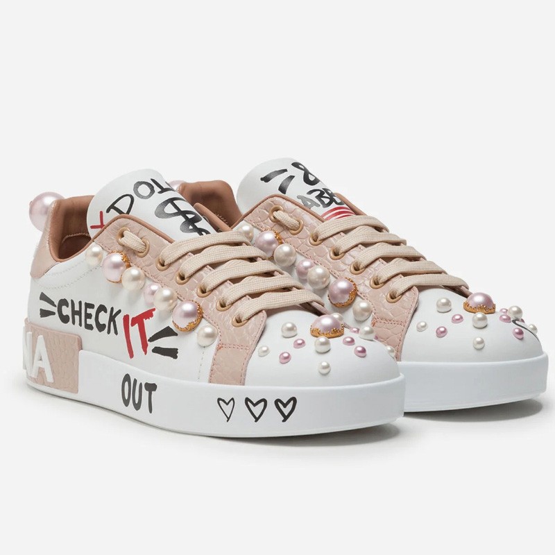 DOLCE & GABBANA Sneakers In White