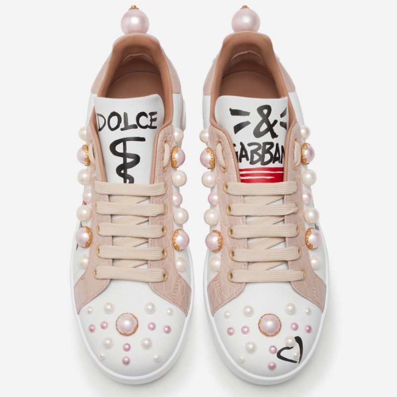 DOLCE & GABBANA Sneakers In White