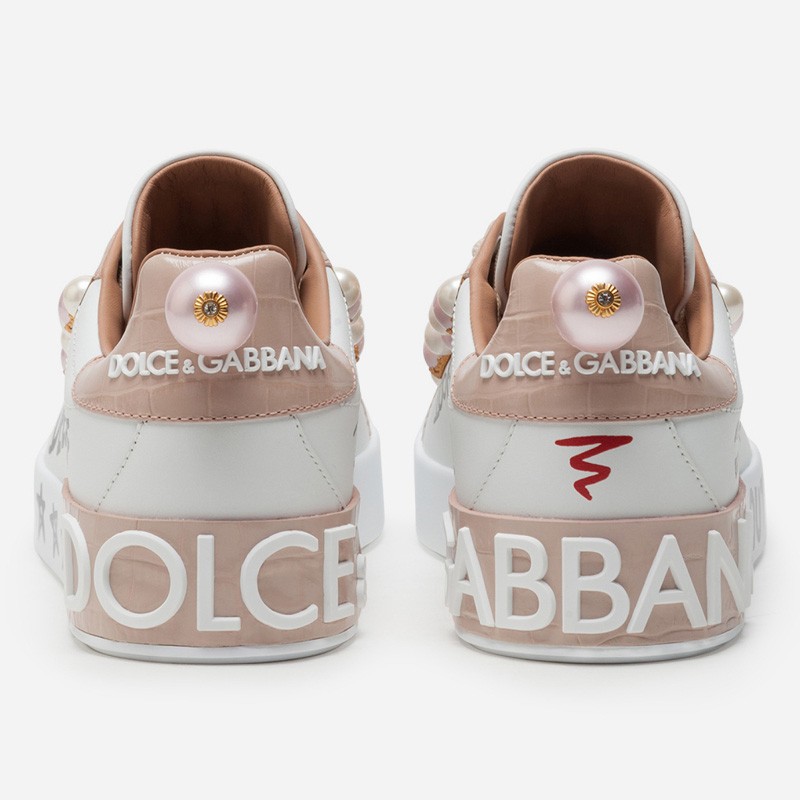 DOLCE & GABBANA Sneakers In White