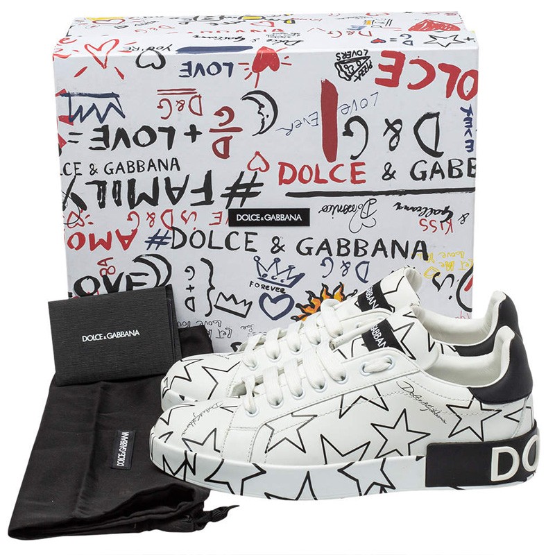 Dolce & Gabbana stars leather sneaker