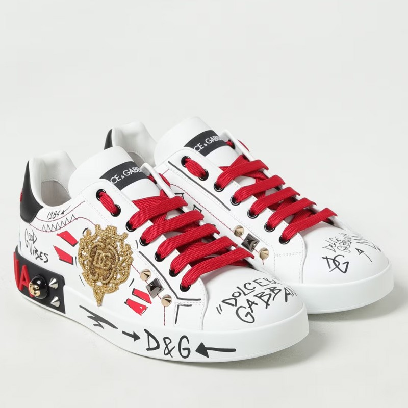 Dolce & Gabbana Portofino Embroidery And Studs