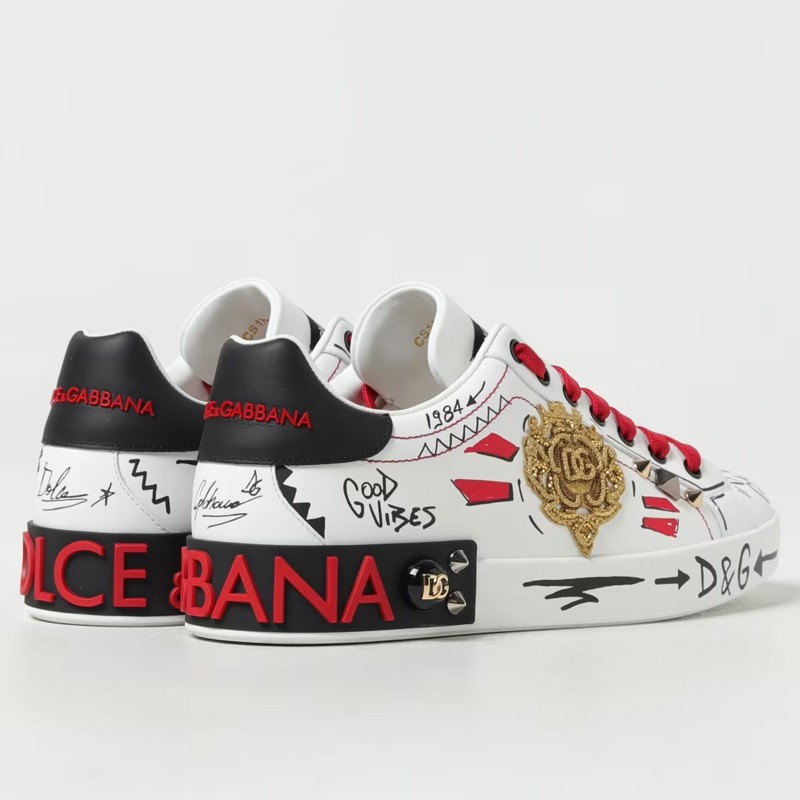 Dolce & Gabbana Portofino Embroidery And Studs