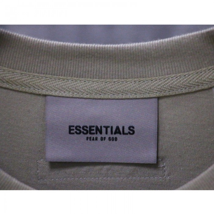 FEAR OF GOD FOG Essentials T shirt Cement
