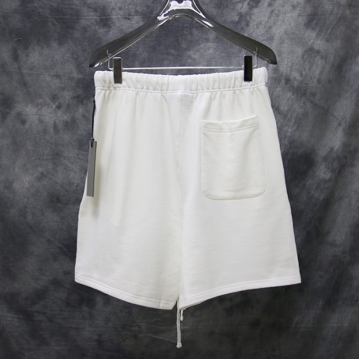 FEAR OF GOD FOG Essentials Fleece Shorts Weathered White