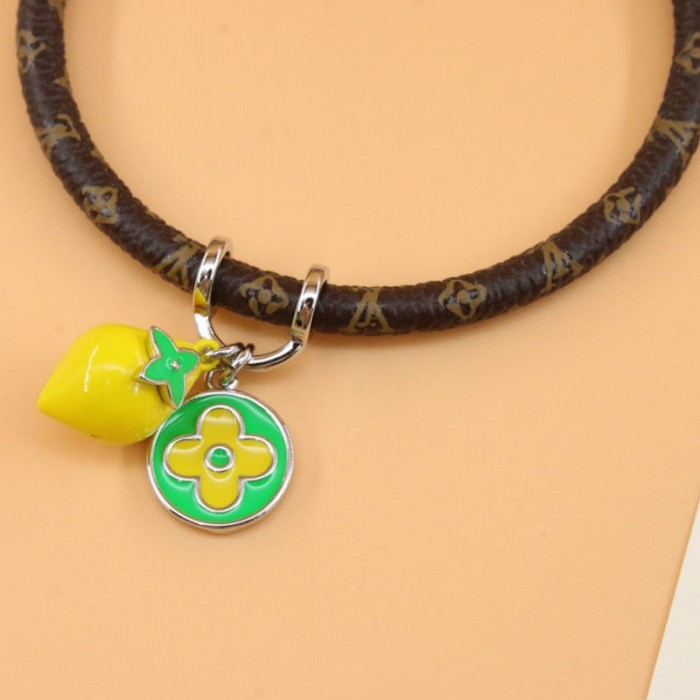 l**is V*t*n hang it lv fruits leather bracelet m0847e