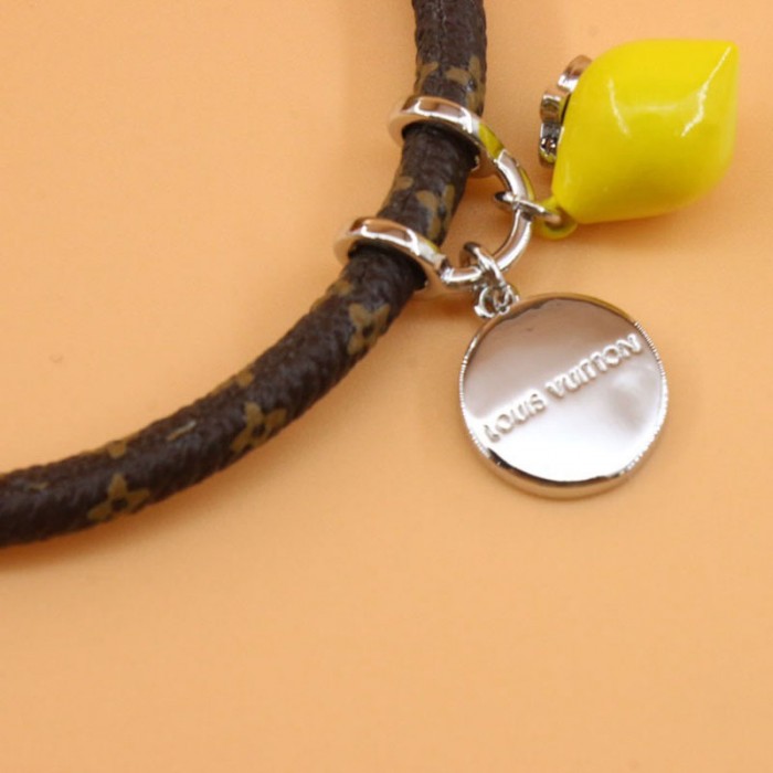 l**is V*t*n hang it lv fruits leather bracelet m0847e