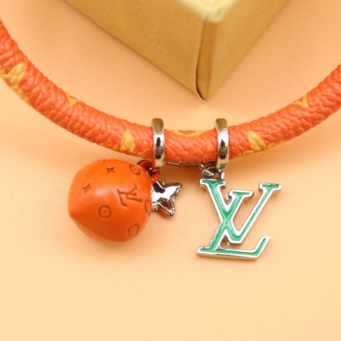 l**is V*t*n hang it lv fruits leather bracelet m8046e