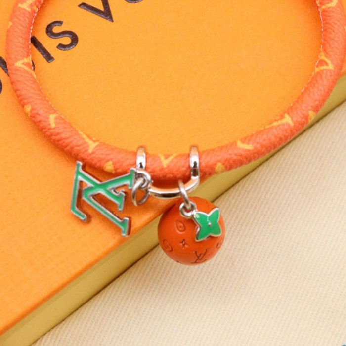 l**is V*t*n hang it lv fruits leather bracelet m8046e