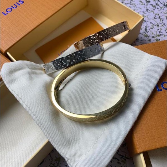 LV Nanogram Cuff Bracelet M00251