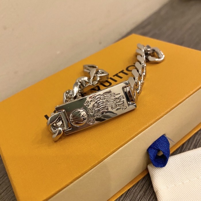 LV x NBA Bracelet MP2859 Silver