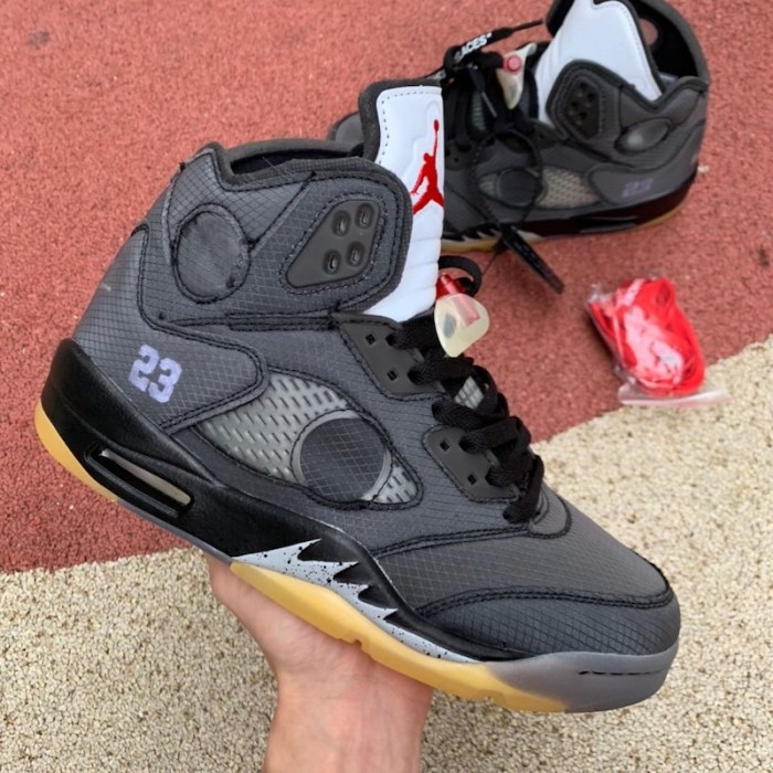 Air Jordan 5 x Off White Black