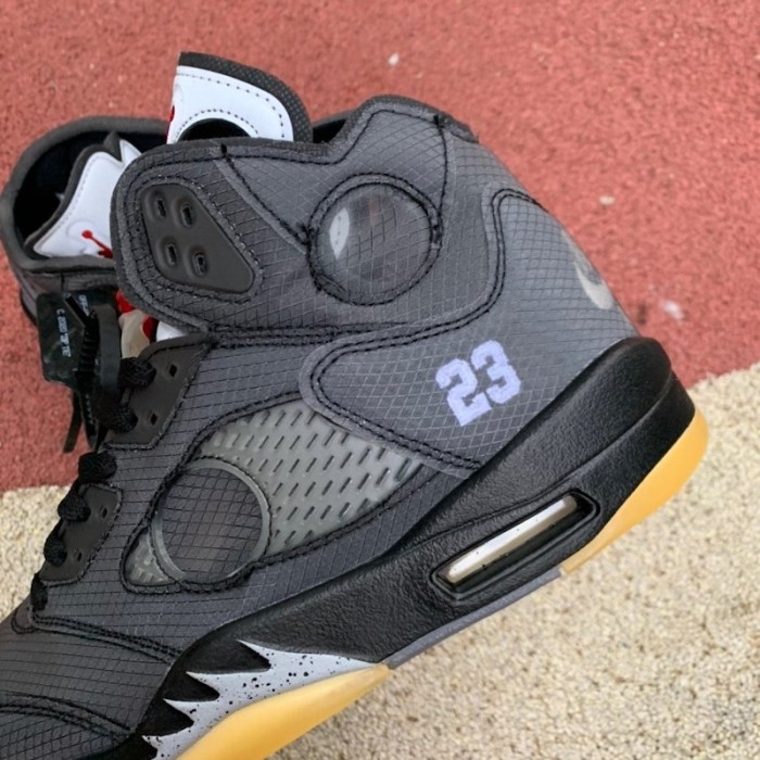 Air Jordan 5 x Off White Black