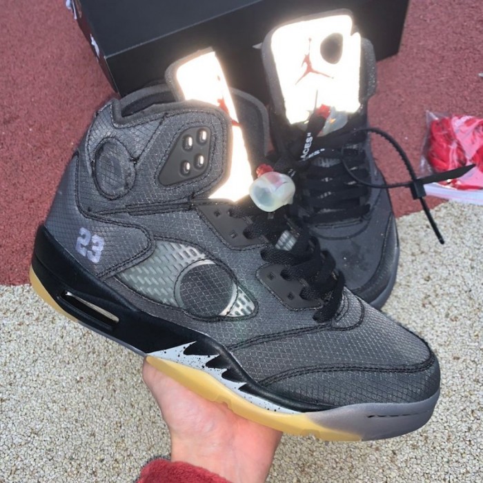 Air Jordan 5 x Off White Black