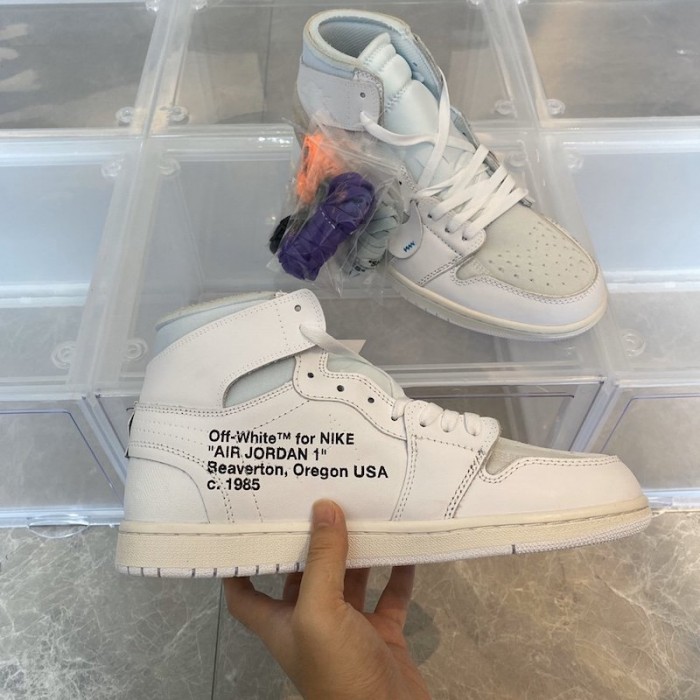 Of White x Air Jordan 1 Retro High White