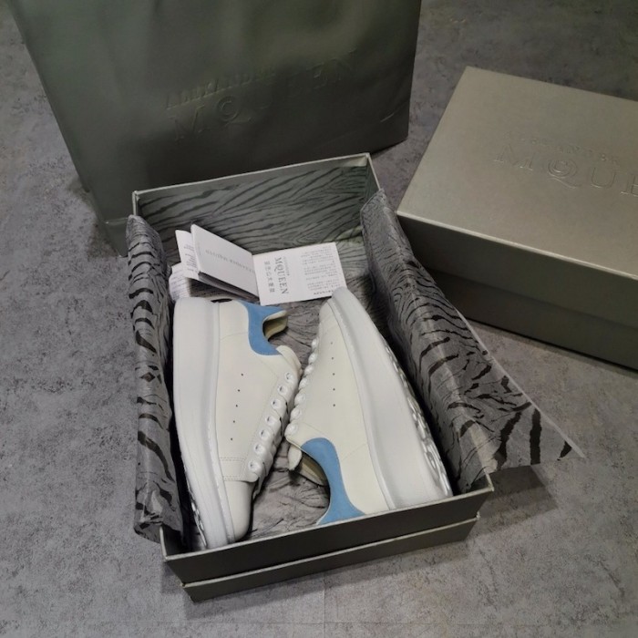 Alexander McQueen Oversized Sneaker Blue Suede