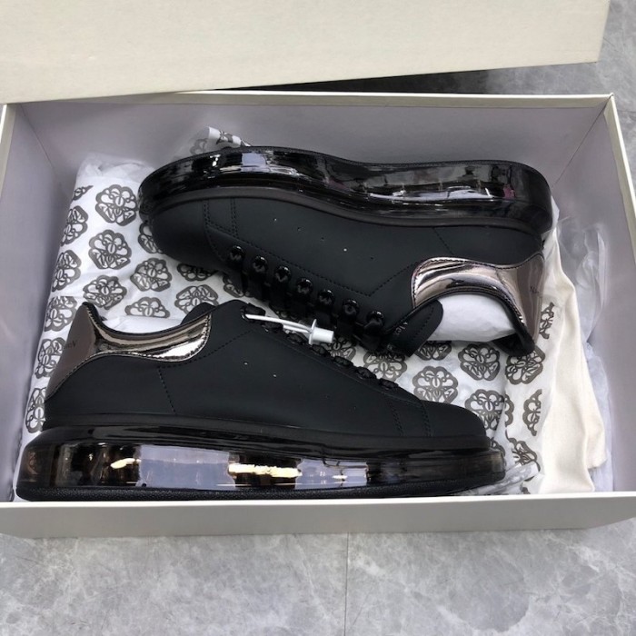 Alexander Mcqueen Oversized Sneaker Mirror Metallic Silver