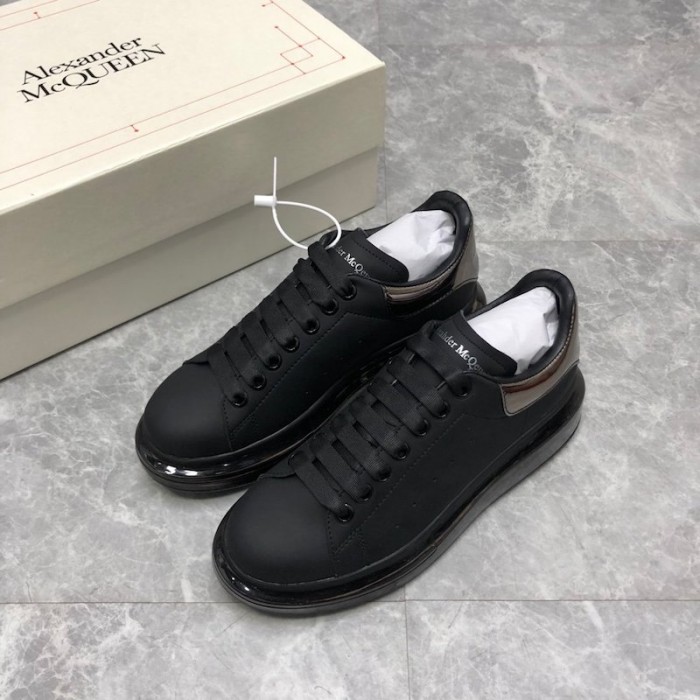 Alexander Mcqueen Oversized Sneaker Mirror Metallic Silver