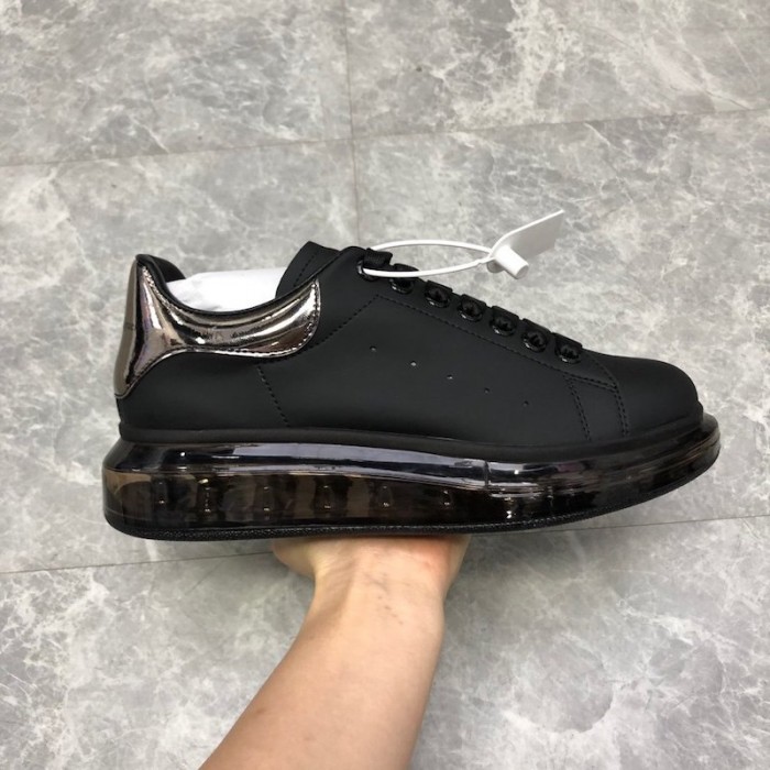 Alexander Mcqueen Oversized Sneaker Mirror Metallic Silver