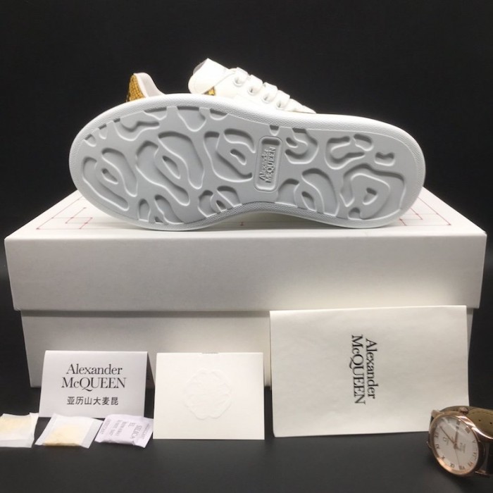 Alexander Mcqueen Oversized Sneaker Python Yellow