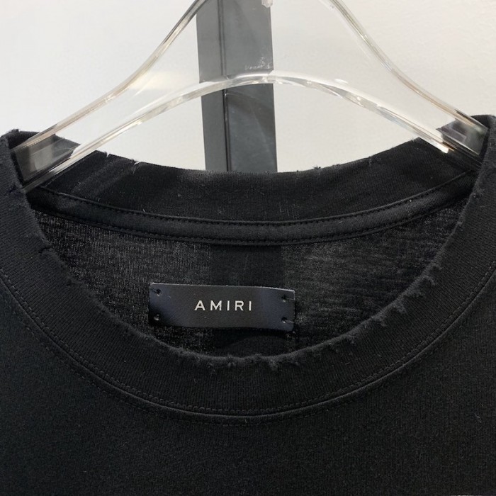 Amiri Bulldog Pitbull T Shirt Black