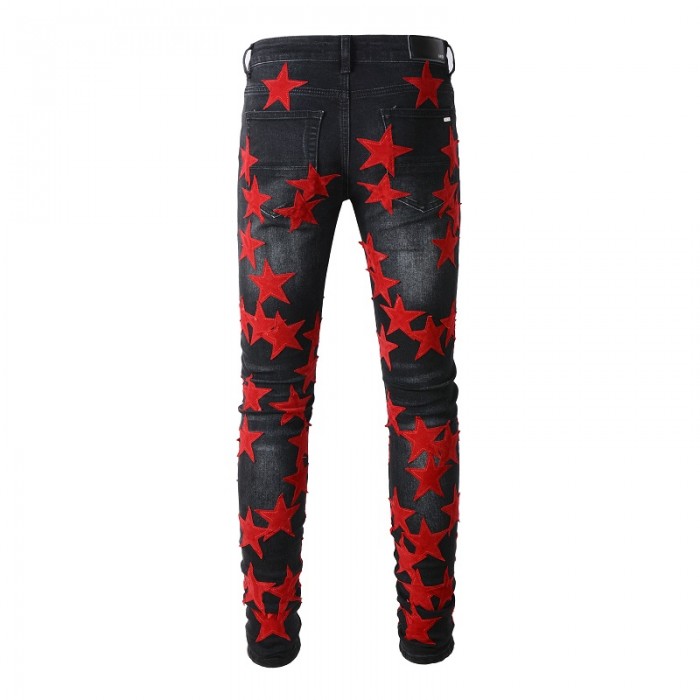 Amiri Chemist Ultra Suede Jean Age Black