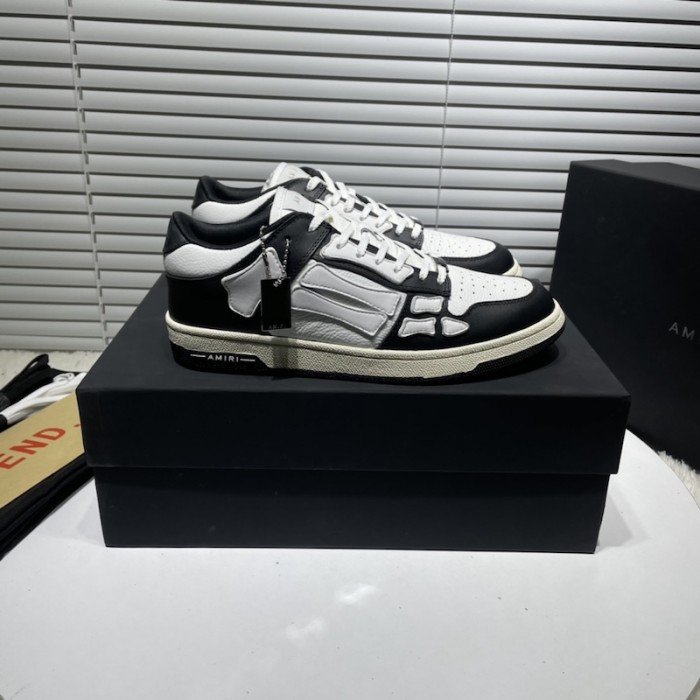 Amiri Color Block Low Top Sneakers Black