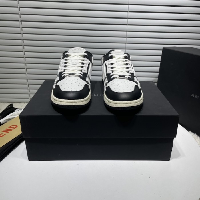Amiri Color Block Low Top Sneakers Black