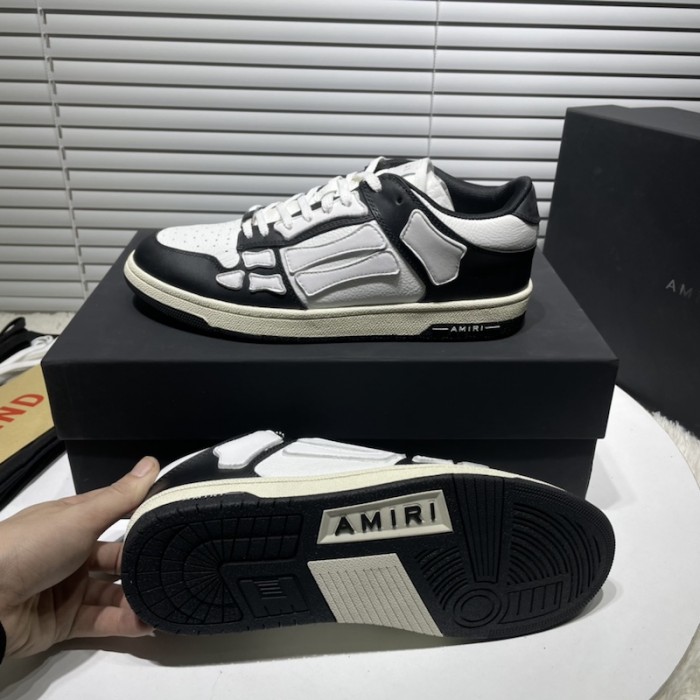 Amiri Color Block Low Top Sneakers Black