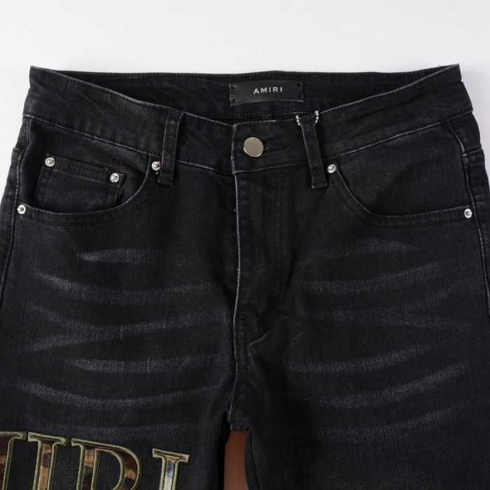 Amiri Core Applique Jean Aged Black