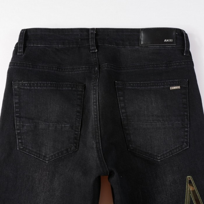 Amiri Core Applique Jean Aged Black