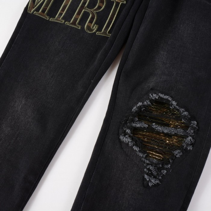 Amiri Core Applique Jean Aged Black