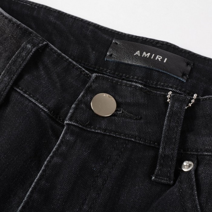 Amiri Core Applique Jean Aged Black