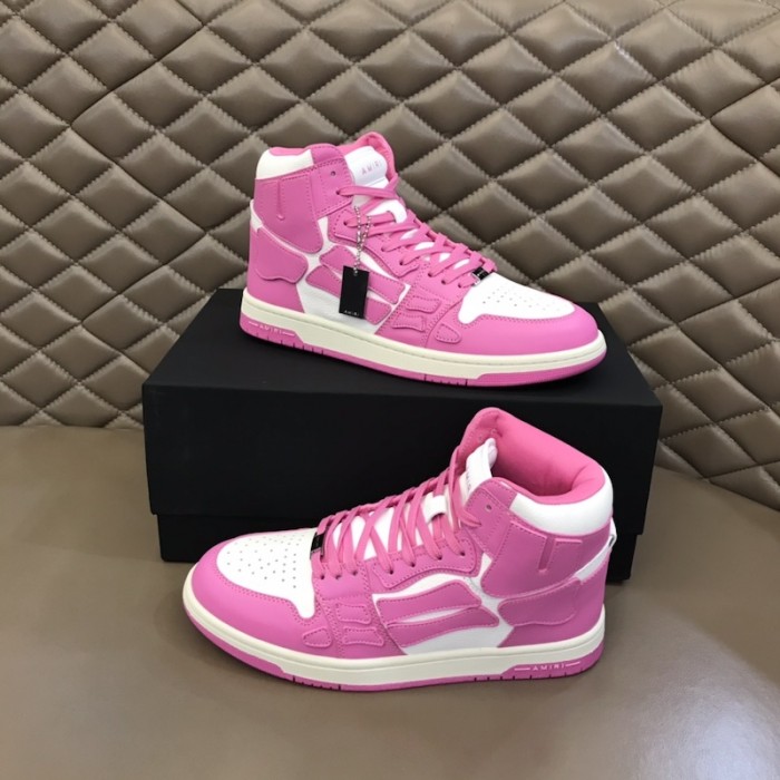 Amiri Skel Top Hi Sneaker Pink