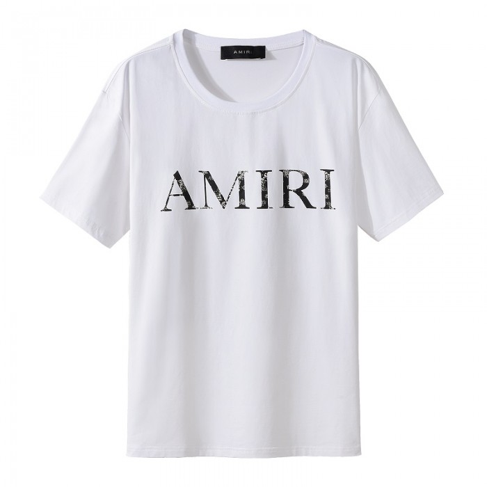 AMIRI White Logo Print T shirt