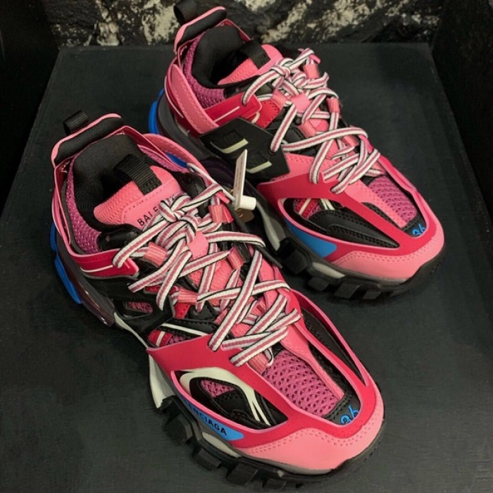 Ba*len*cia*ga track 3.0 sneakers pink blue