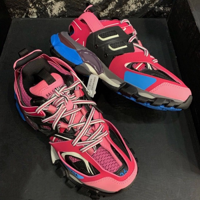 Ba*len*cia*ga track 3.0 sneakers pink blue