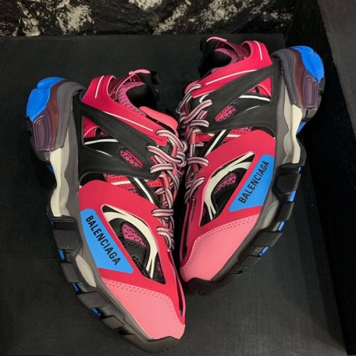 Ba*len*cia*ga track 3.0 sneakers pink blue