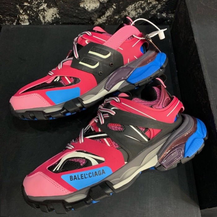 Ba*len*cia*ga track 3.0 sneakers pink blue