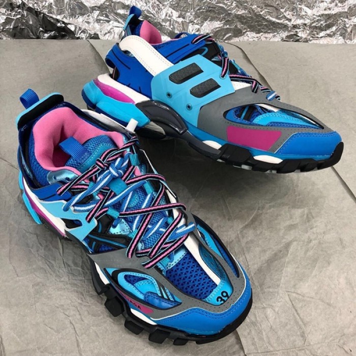 Ba*len*cia*ga track 3.0 sneakers runners blue