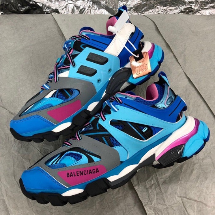 Ba*len*cia*ga track 3.0 sneakers runners blue