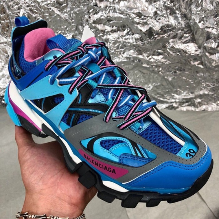 Ba*len*cia*ga track 3.0 sneakers runners blue
